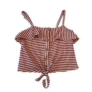 VICTORIA + Sophia Ruffle Tank Top